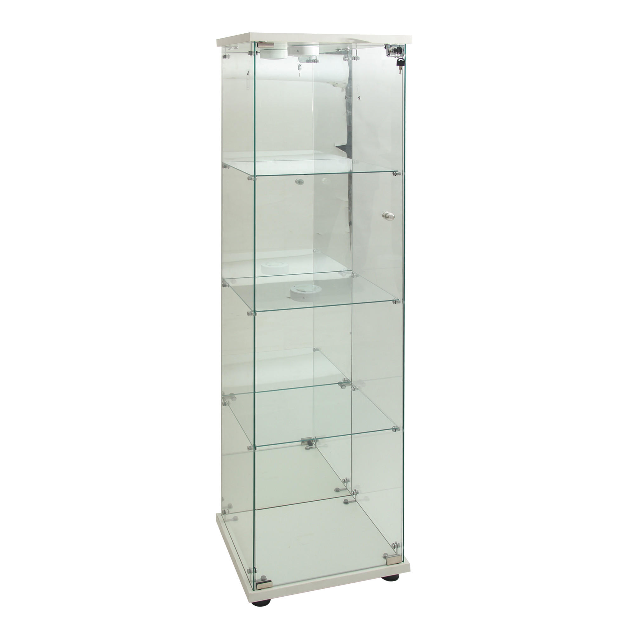 Casiva Vitrine Weiß 36.5x164x42.5 cm