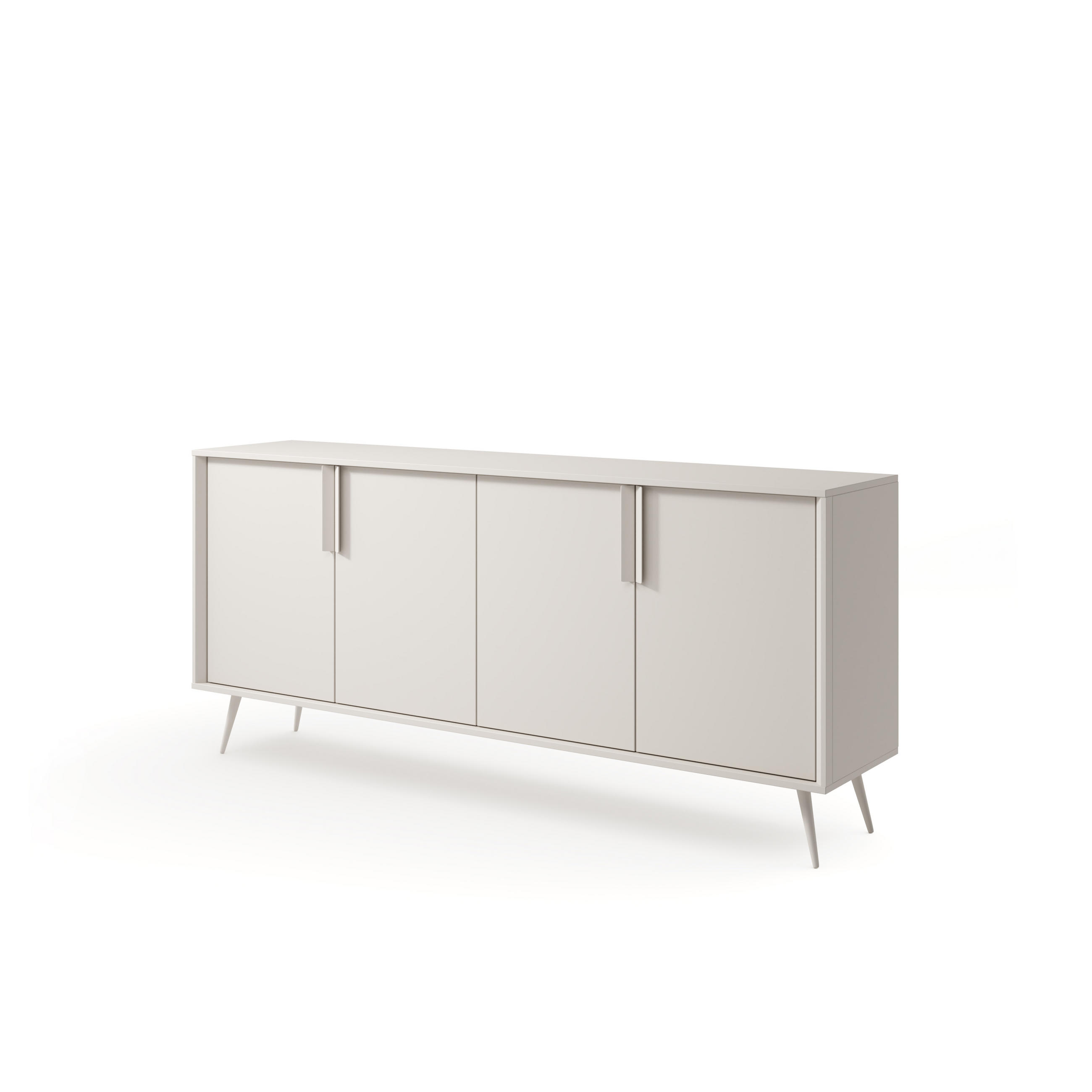 KOMMODE: Kaschmir, 186,5 x 82,6 x 40 cm - Kaschmir, Holzwerkstoff (186.5/82.6/40cm) - 3XE LIVING