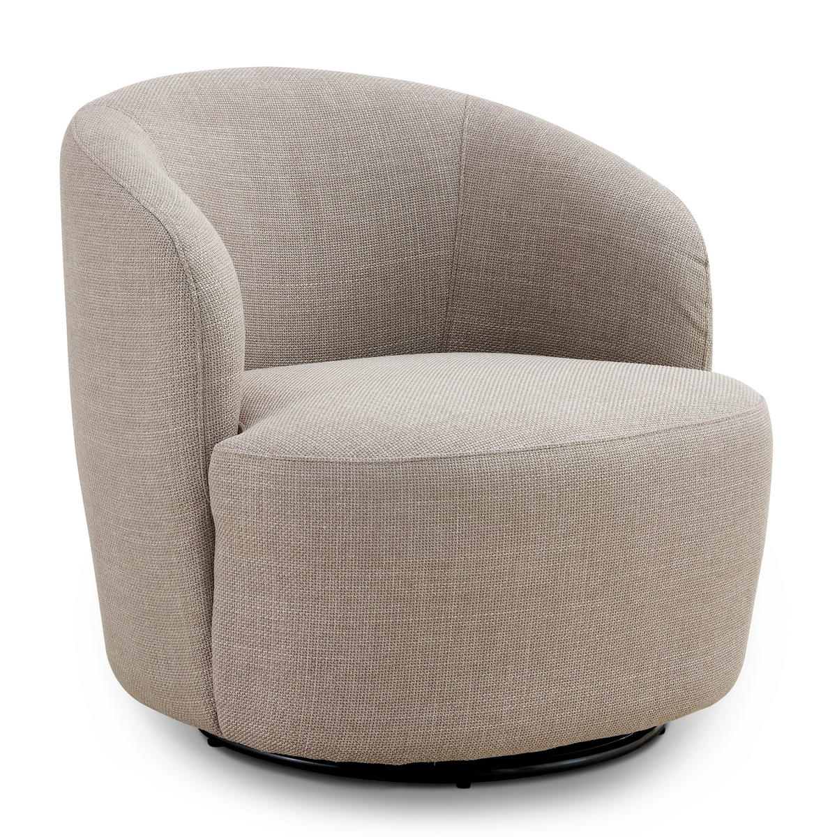 SESSEL 74x77x73 beige MATTEO - Beige, Kunststoff (74/73/77cm) - Massivmoebel24