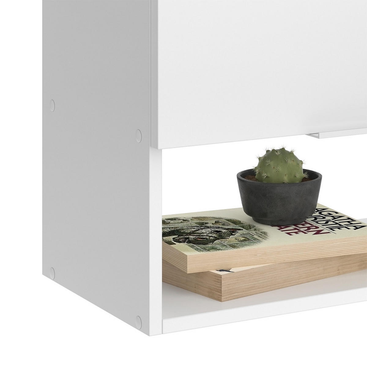 PŘÍBORNÍK Wido Bílá/Sonoma - bílá/Sonoma dub, kompozitní dřevo (60/100/30cm) - Vicco