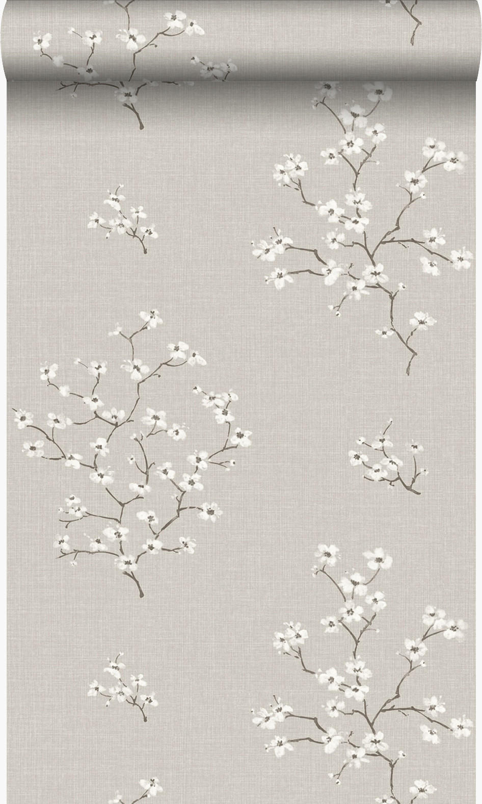 TAPETE Blüte 53 cm x 10.05 m - Braun, Papier (53/1000cm) - Origin Wallcoverings