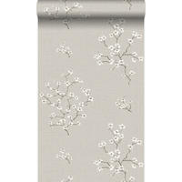 TAPETE Blüte 53 cm x 10.05 m - Braun, Papier (53/1000cm) - Origin Wallcoverings