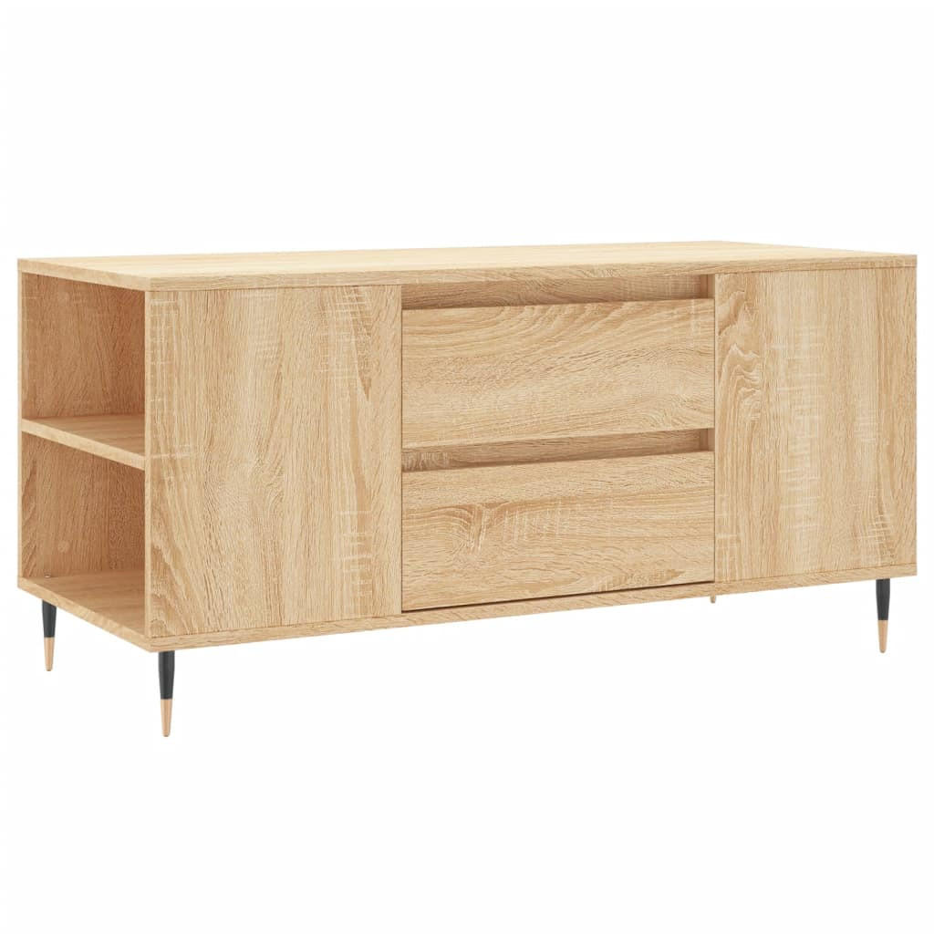 COUCHTISCH Sonoma-Eiche 102x44,5x50 cm Holzwerkstoff - Braun, Holzwerkstoff (44.5/102/50cm) - furnicato