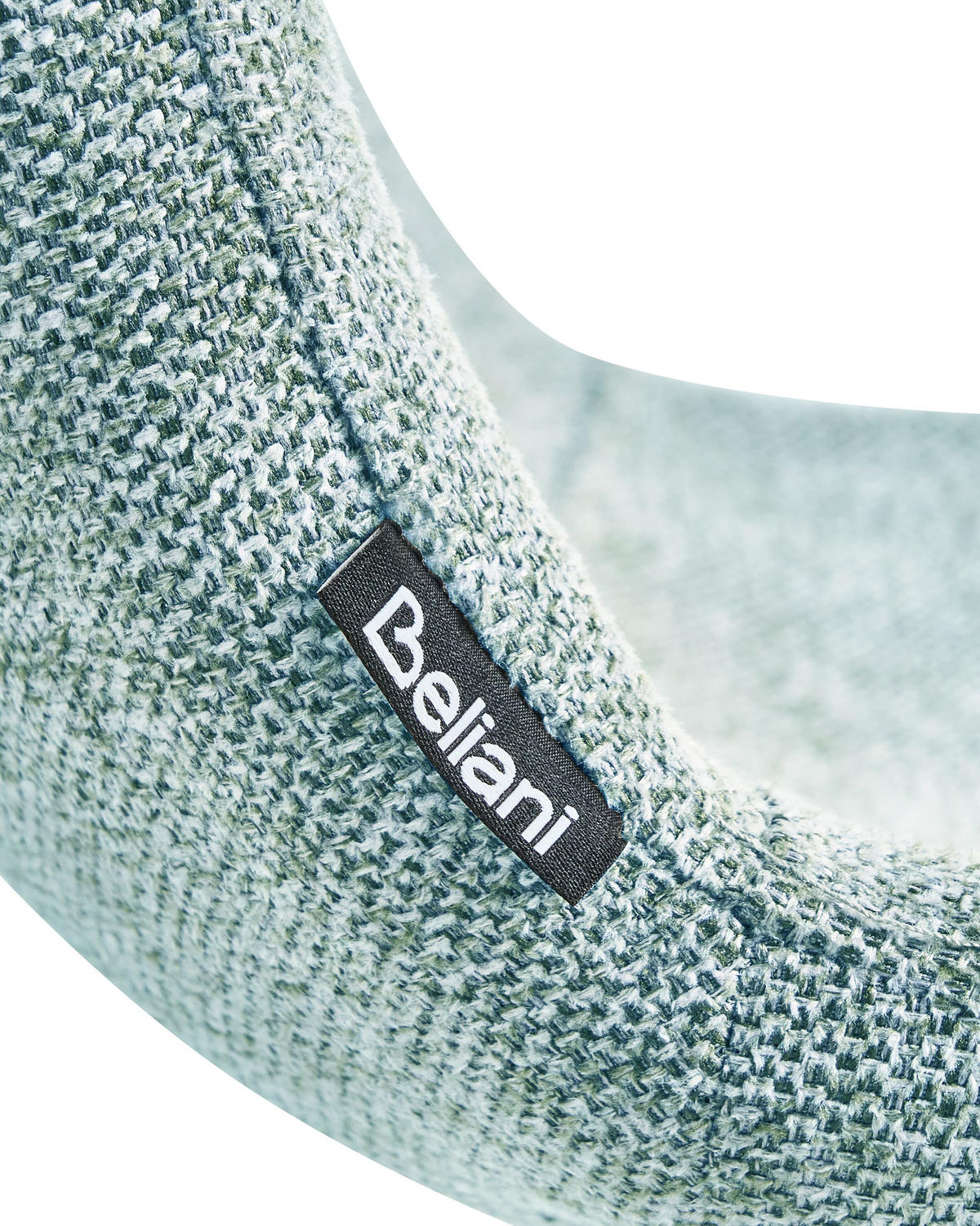 ESSZIMMERSTUHL 4er-Set Mintgrün Caldwell - Schwarz/Mintgrün, Textil (45/80/46cm) - Beliani