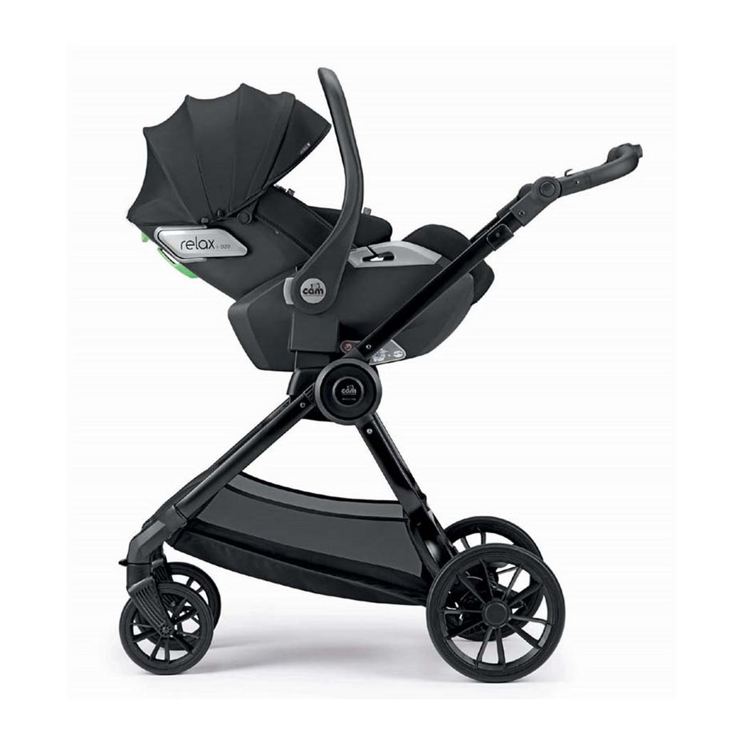 Thumbnail - Cam il Mondo del Bambino S.p.A. Babyschale, Schwarz, Kunststoff, 44x57x80 cm, Baby on Tour, Babyschalen, Babyschalen