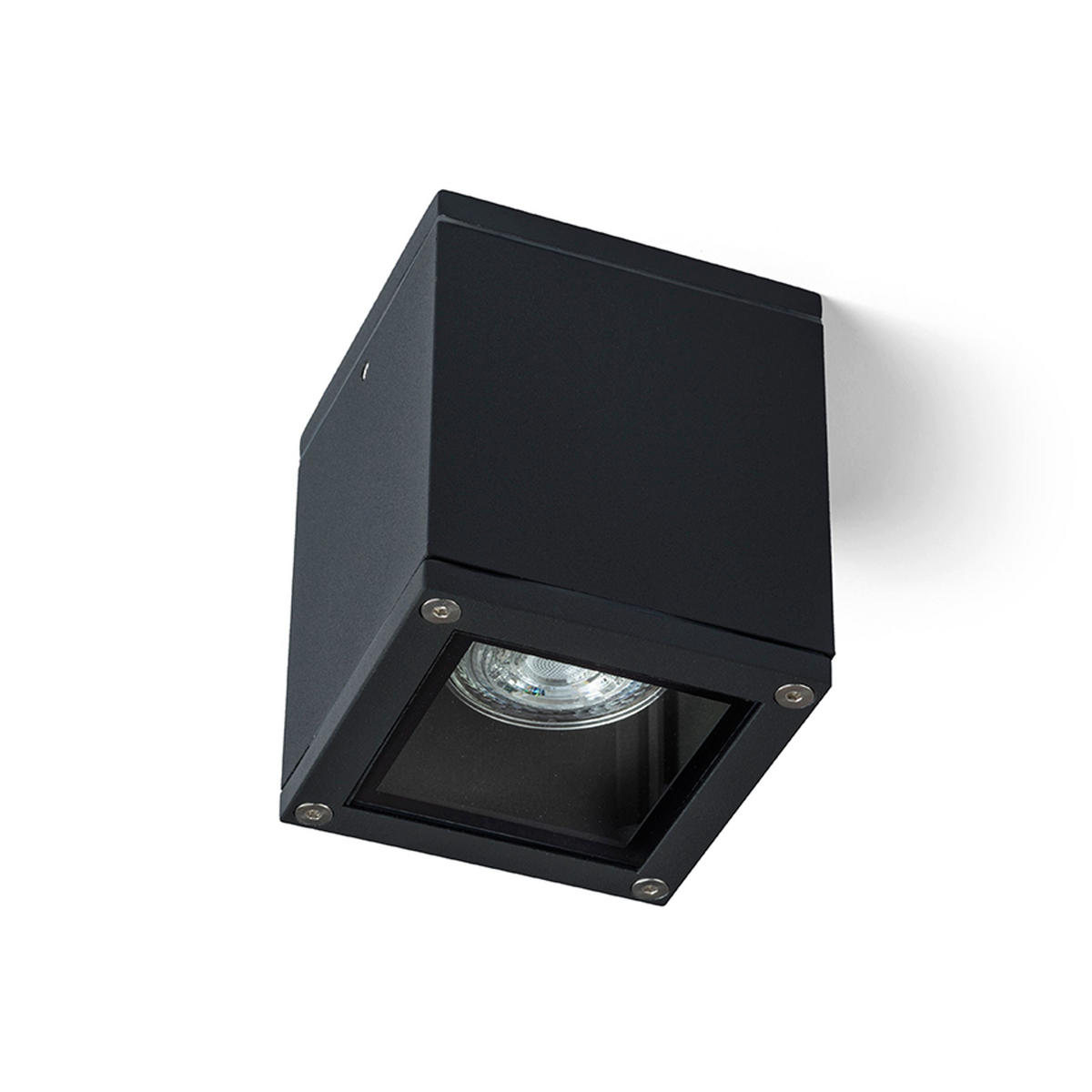 AUSSENLEUCHTE KEIG Schwarz 8 W IP65 - Schwarz, Metall (86/86/103cm) - Rendl