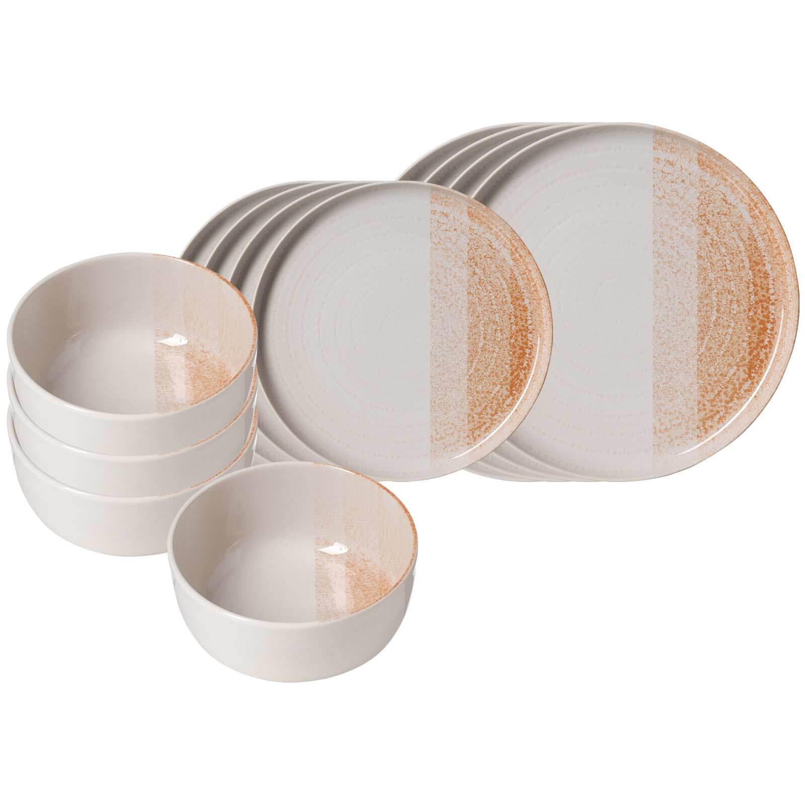 BASIC-SET Trio Braun 12er Set - Braun, Keramik (2/2/2cm) - Ritzenhoff Breker