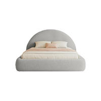 POLSTERBETT Scafa 200x200 cm, Hellgrau - Hellgrau, Textil (200/200cm) - Fedve