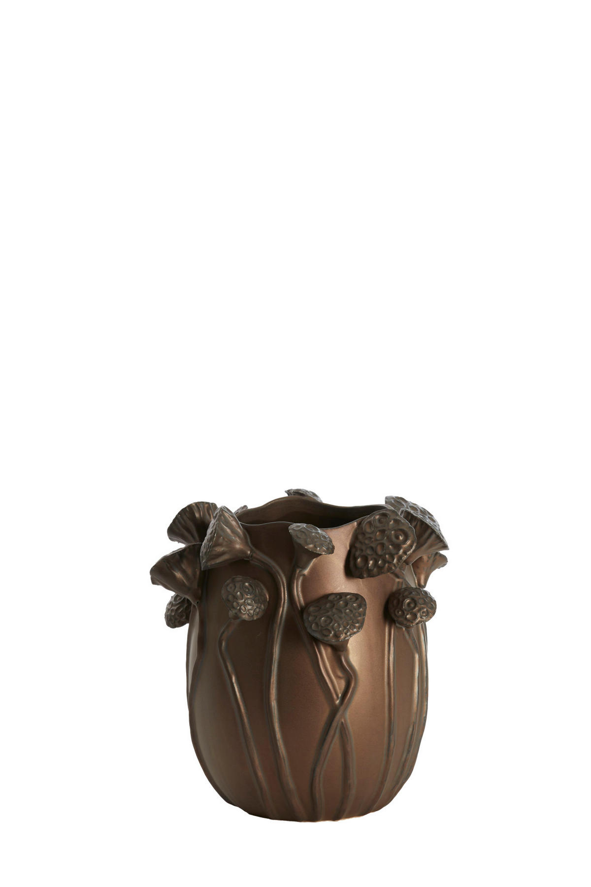 VASE Lavci Braun Ø26,5/26,5 cm - Braun, Keramik (26.5cm) - Light & Living