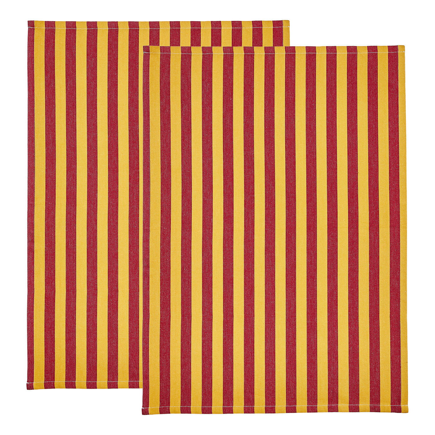KÜCHENTUCH (2er-Set) Vegas Stripes - Goldfarben, Textil (50/70cm) - Butlers