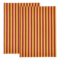 KÜCHENTUCH (2er-Set) Vegas Stripes - Goldfarben, Textil (50/70cm) - Butlers