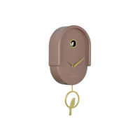 WANDUHR Tweet Braun 20/8.5/42 cm - Braun, Kunststoff (8.5/42/20cm) - Karlsson