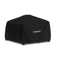 GRILL Abdeckhaube 62 x 53 x 33 cm Wasserdicht für Ninja Woodfire XL BBQ Grill OG850/OG901 - Schwarz, Kunststoff (1/1/1cm)