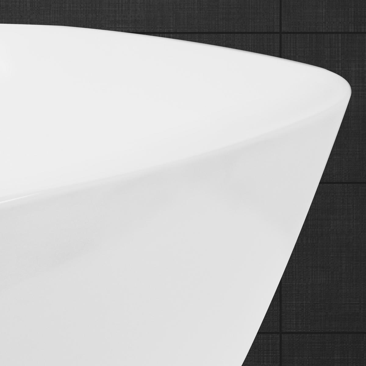 WASCHBECKEN - Weiß, Keramik (38/14/60.5cm) - LuxeBath