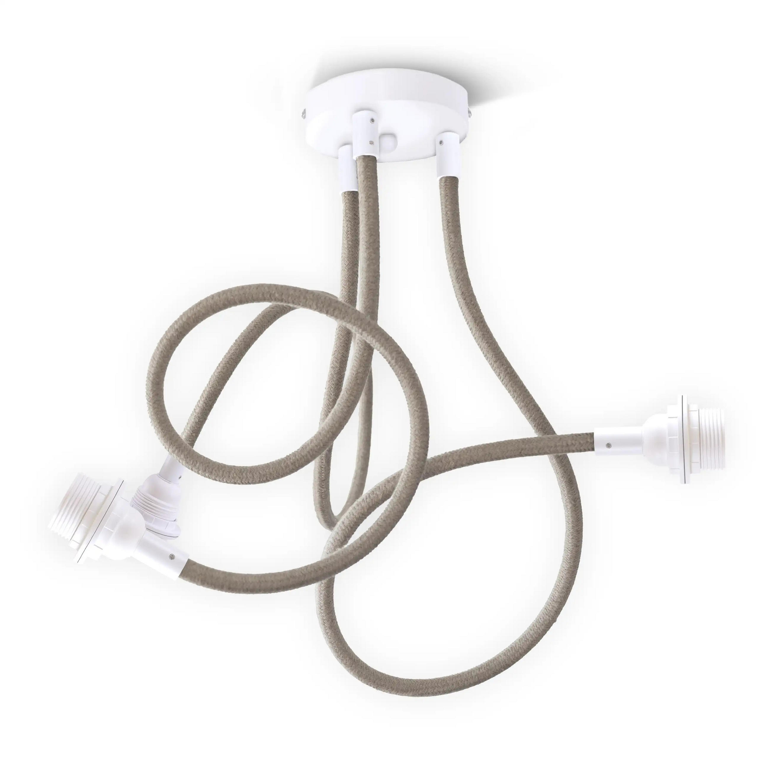 Hoopzi Pendelleuchte Beige 12x90x90 cm