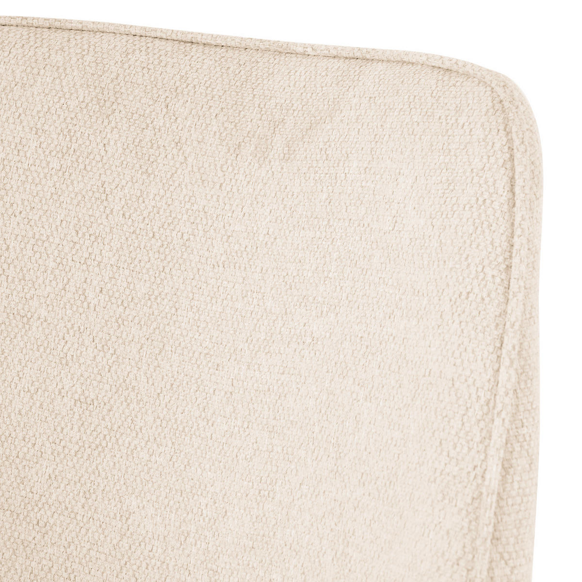 POLSTERSTUHL - 2er-Set - Eisen / Textil - Beige/Schwarz, Kunststoff/Textil (51/87/59cm) - home24