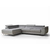 ECKSOFA MIT SCHLAFFUNKTION Concord Grau Webstoff - Schwarz/Grau, Holz/Holzwerkstoff (277/203cm) - Maison de Reve