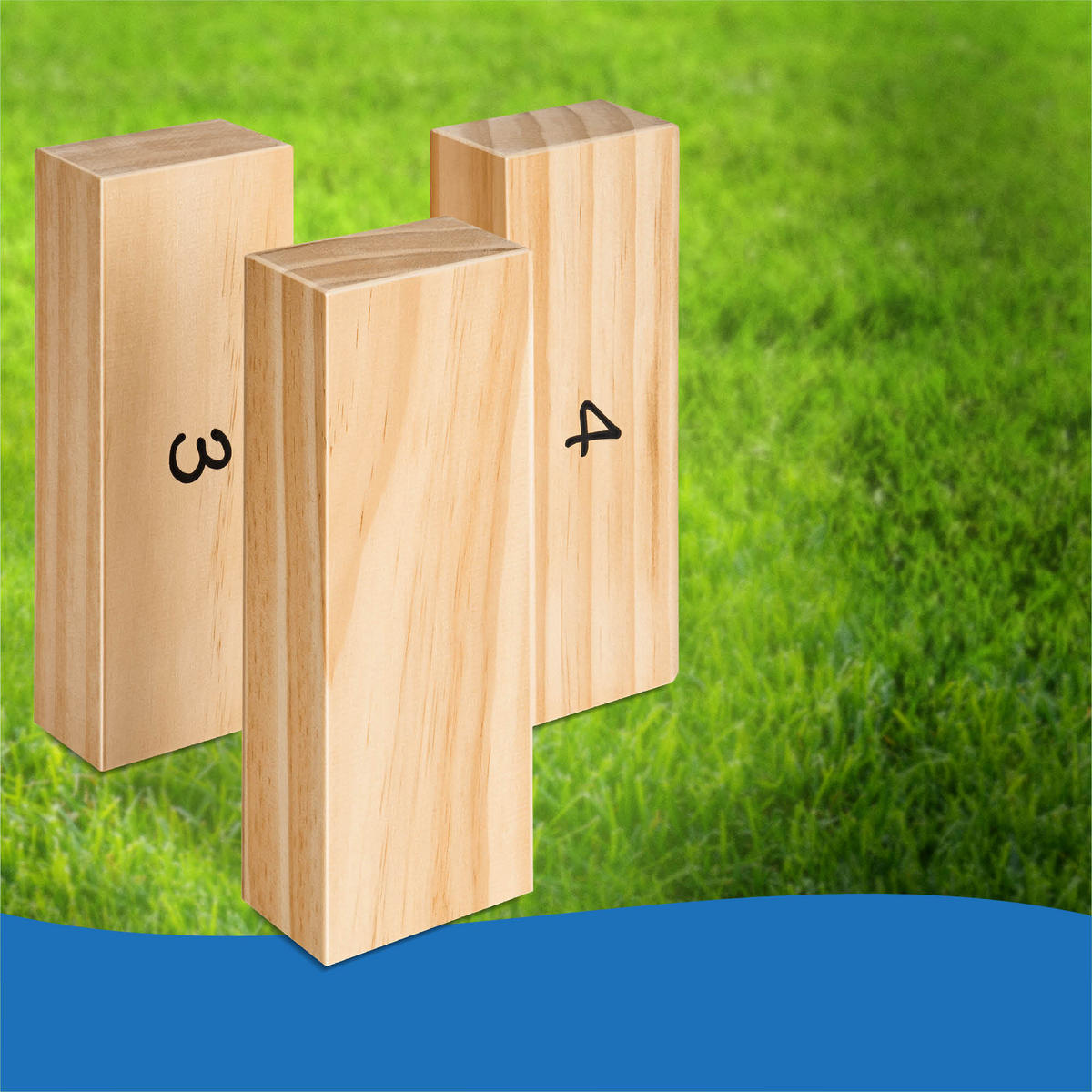 WACKELTURM Risky Holzspiel - Naturfarben, Holz (22/44cm) - Toyfel