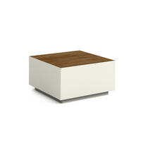 COUCHTISCH QUADRA - Wildeiche/Kaschmir, Holzwerkstoff (65/65/35cm) - Meblini