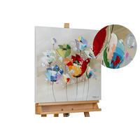 ÖLGEMÄLDE 60/60 cm - Multicolor, Holz/Textil (60/60cm) - KUNSTLOFT