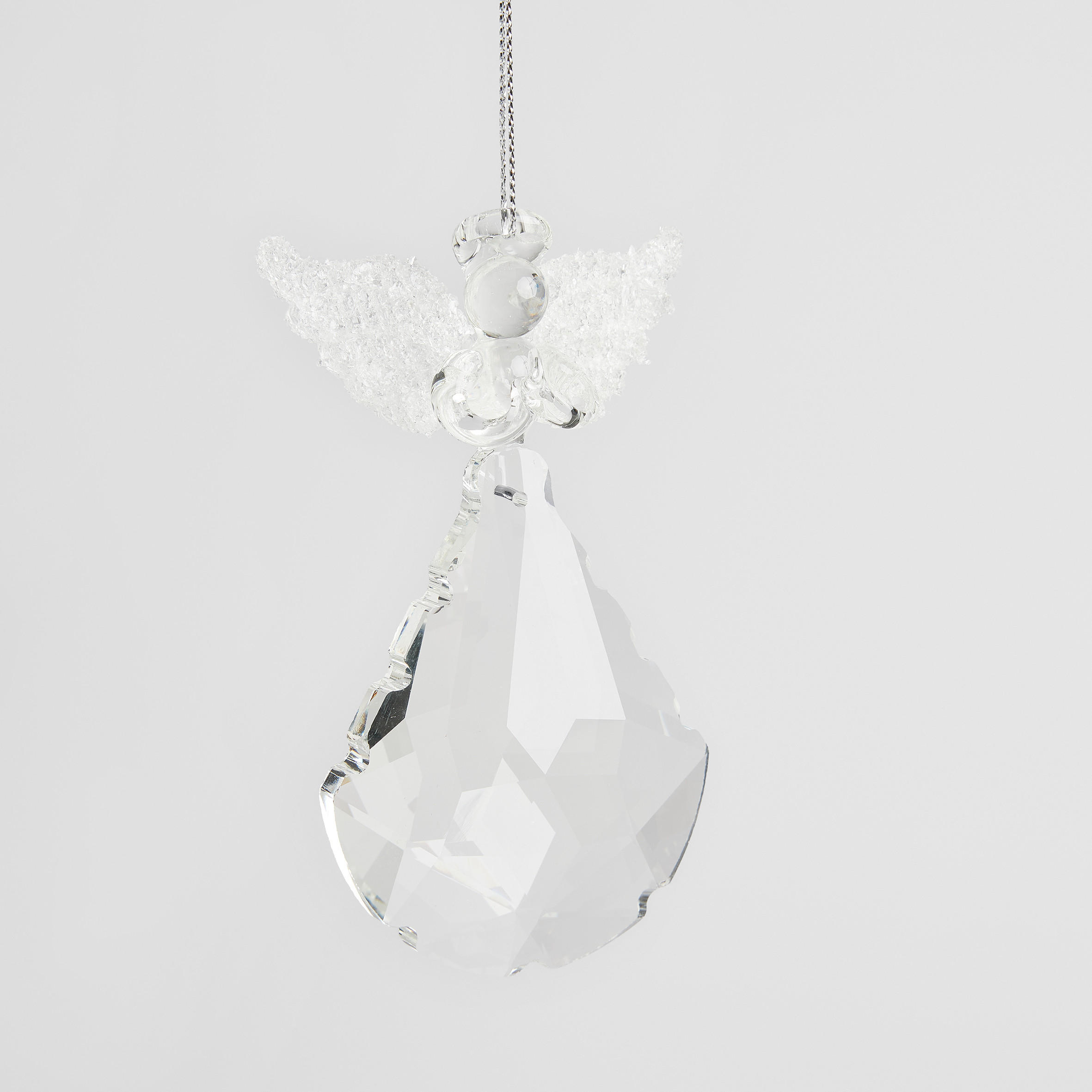 WEIHNACHTSDEKO Hängend ANHELO, 7 x 10,5 cm, Transparent, Christbaumschmuck, Weihnachtsbaumdekoration, Christmas, Xmas - Transparent, Glas (7/3/10.5cm) - home&you
