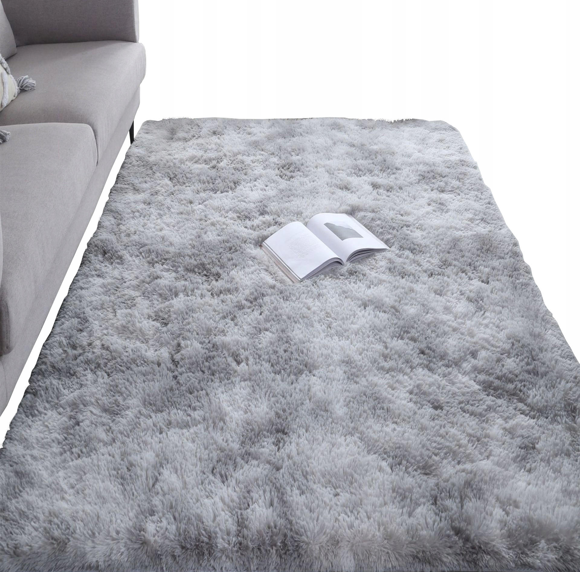 Rebiko Shaggy Grau 100x150 cm