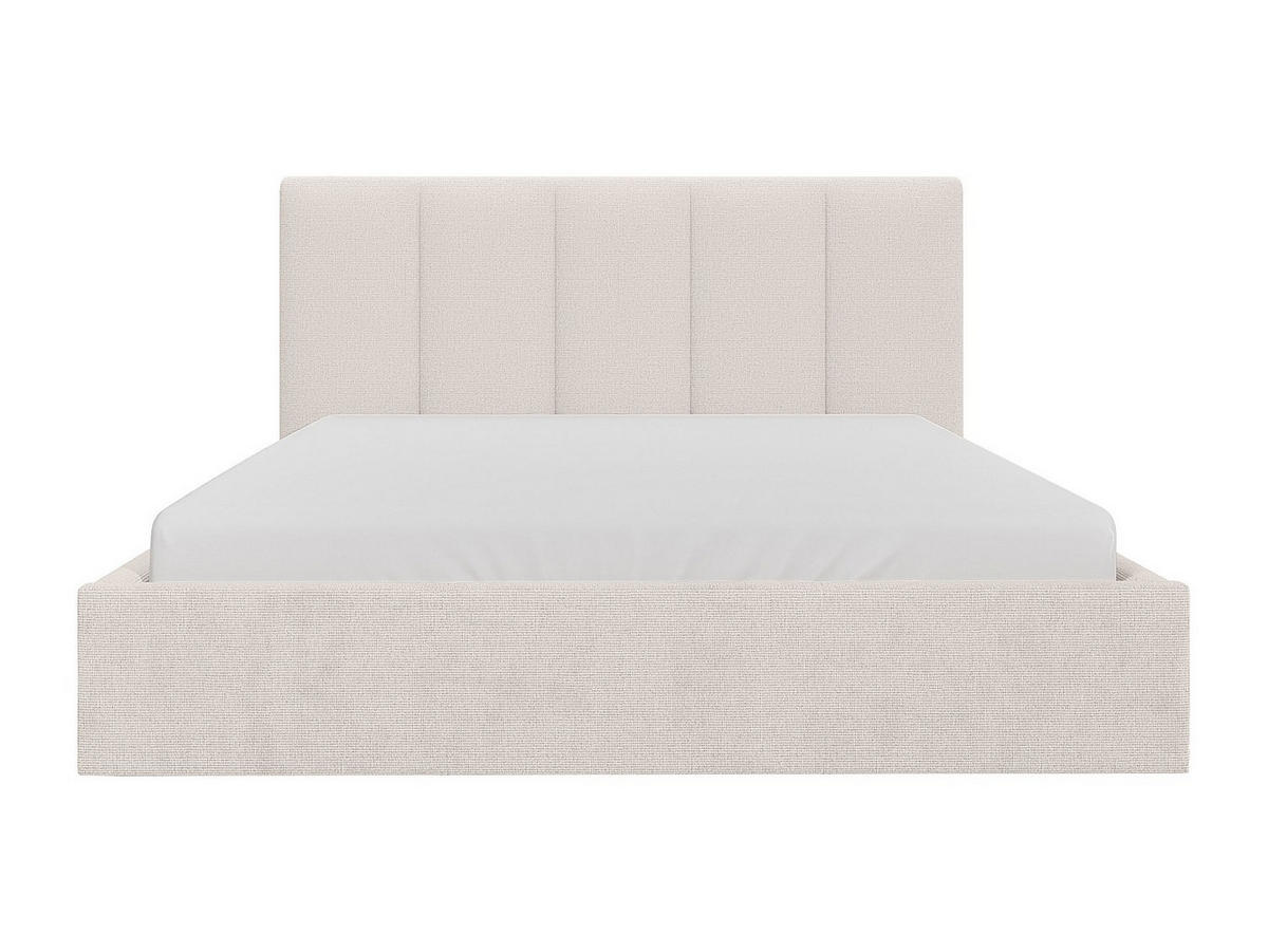 BETT mit Bettkasten - 2 -Sitzer - Polyester - beige - KILACLO - Beige, Textil (203/153cm) - Vente-Unique