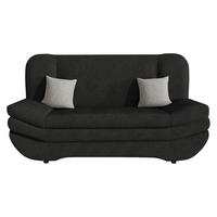 SCHLAFSOFA Weronika - Anthrazit/Schwarz, Holz/Kunststoff (200/95/90cm) - MIRJAN24