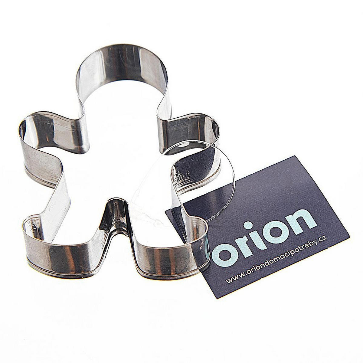 AUSSTECHFORM Lebkuchenmann 6,5 cm Silber - Silberfarben, Metall (5.5/1.5/6.5cm) - Orion 