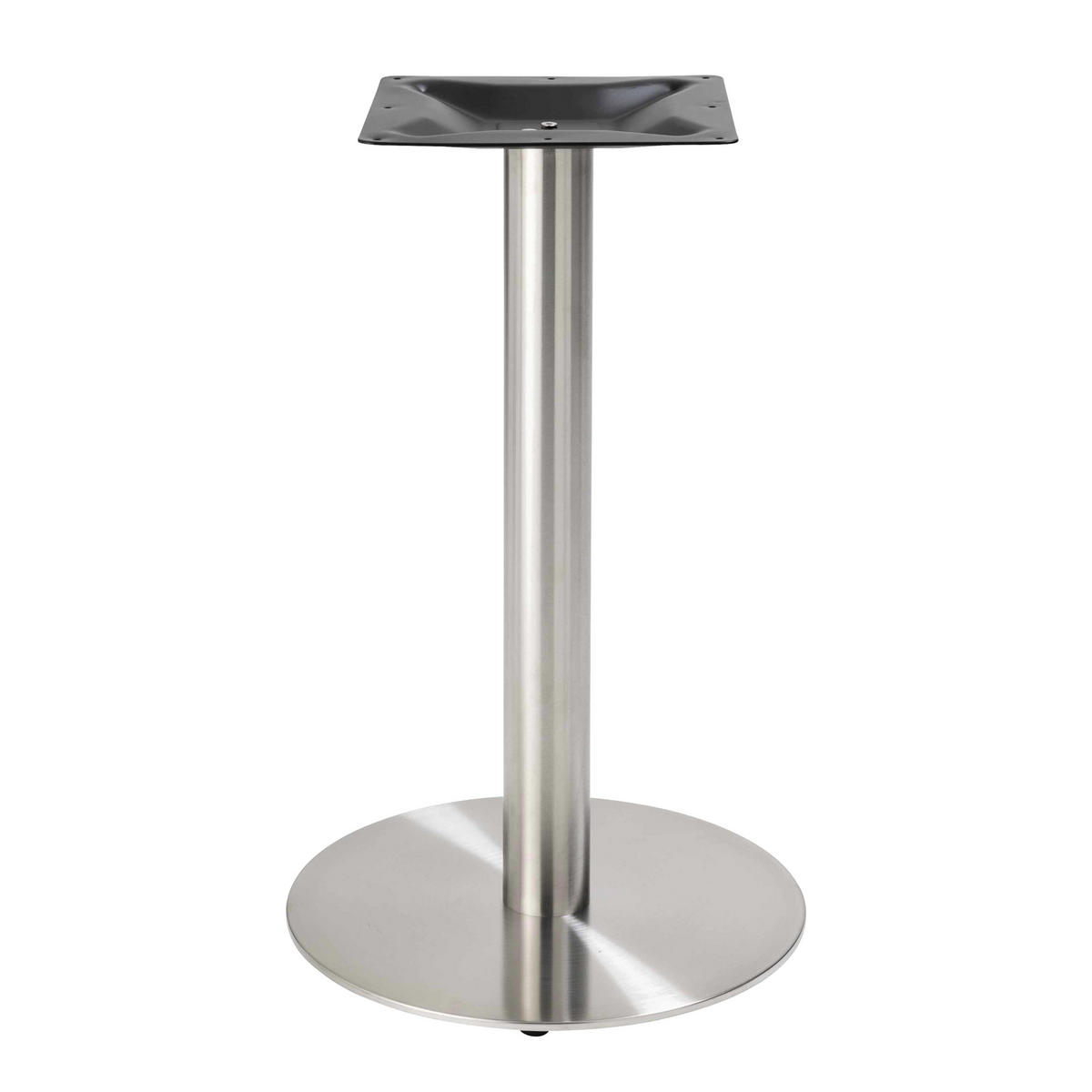 TISCHBEIN, Grau - Grau, Metall (45/72/45cm) - Oviala