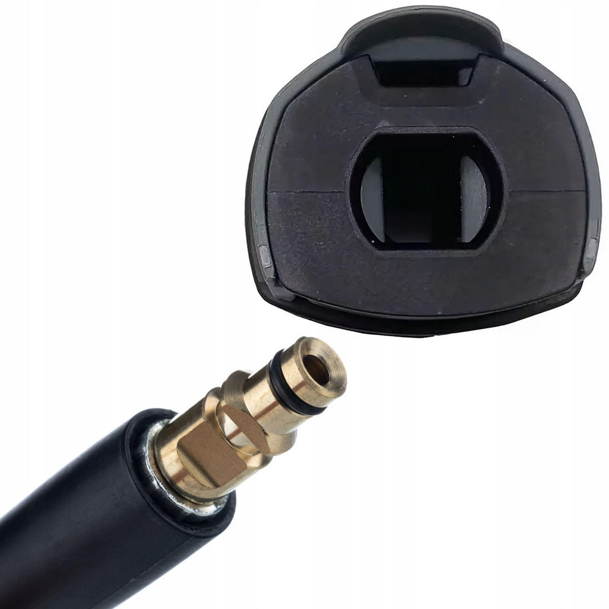 ADAPTER K2-K7 Click-Click, Schlauchverlängerung, Schlauchverbinder, verstärkter Kunststoff, Schnellkupplung - Multicolor, Kunststoff/Metall (10/10/10cm)