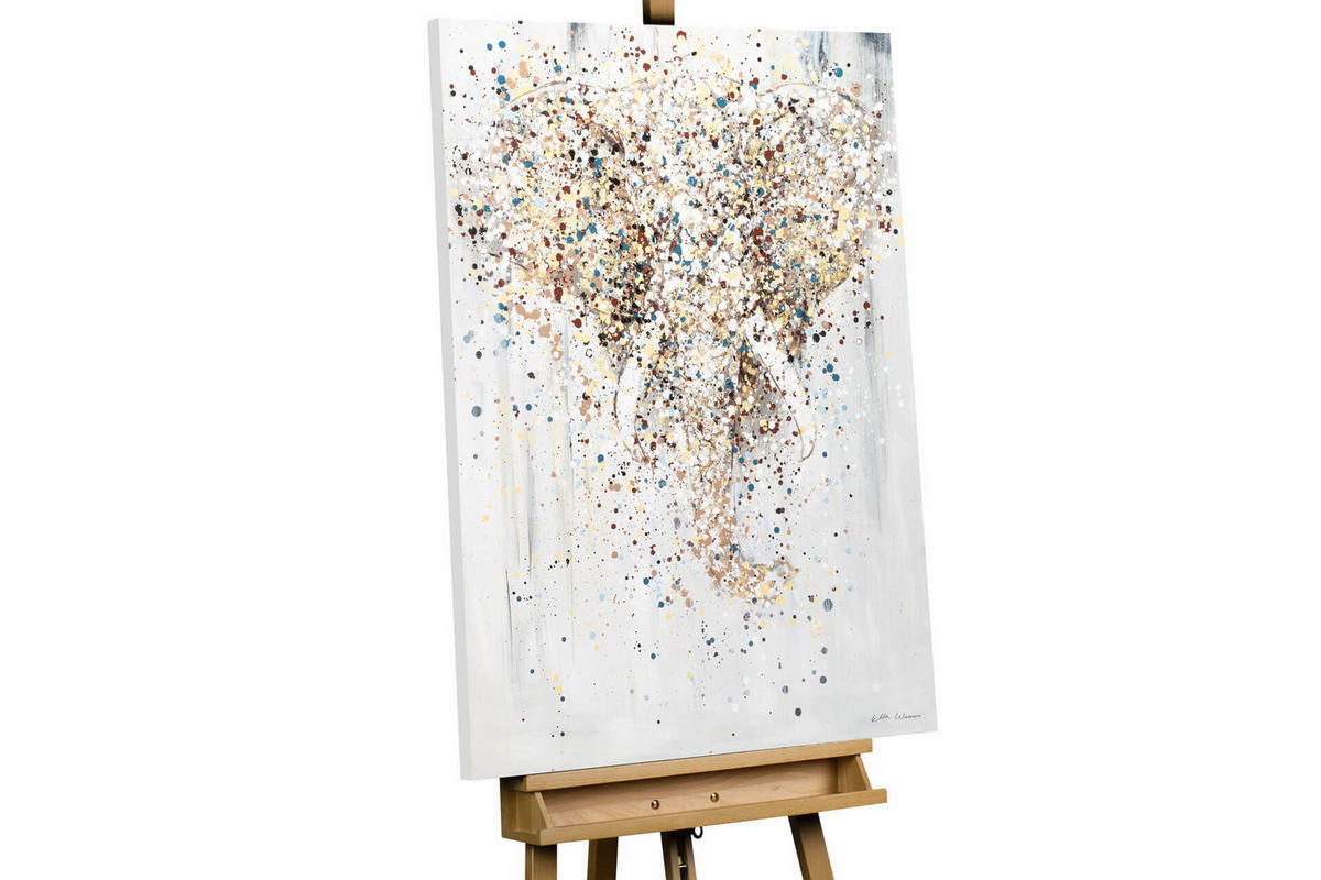 ACRYLBILD HANDGEMALT 75/100 cm - Multicolor, Holz/Textil (1.7/100cm) - KUNSTLOFT