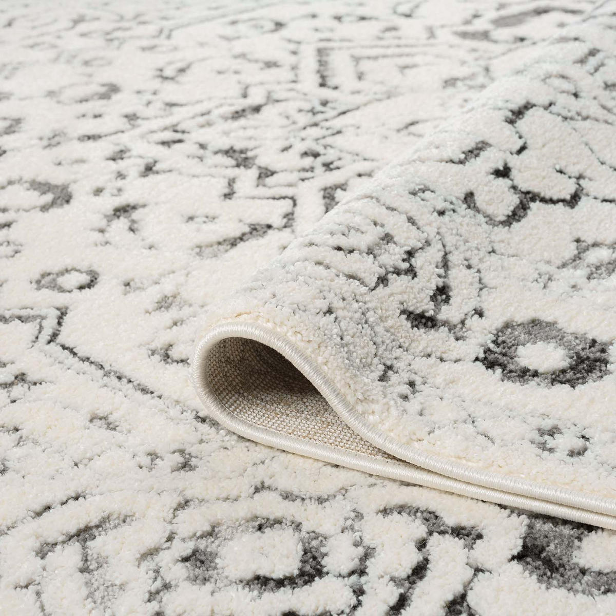 KURZFLOR-TEPPICH Lounge 0638 Grau 120x170 cm - Grau, Textil (120/170cm) - carpet city