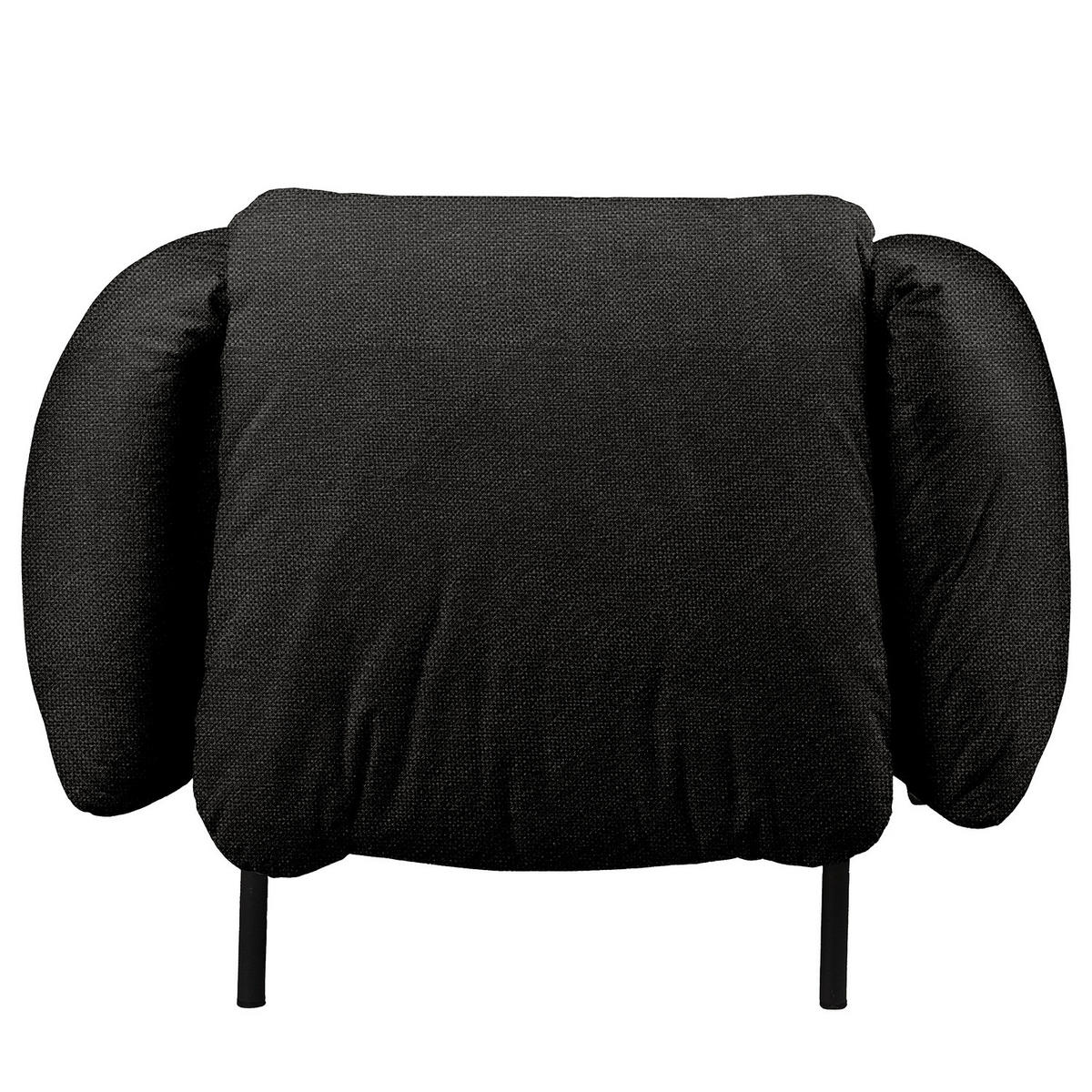 OUTDOOR-SESSEL - Schwarz, Textil/Metall (104/70/98cm) - home24