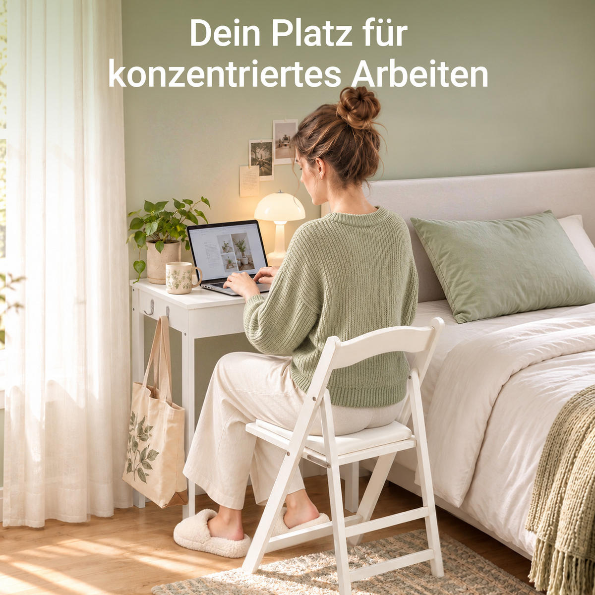 SCHREIBTISCH Weiß, 60 x 77 x 40 cm, mit Schublade und 2 Haken, bis 60 kg, für Homeoffice und Kinderzimmer - Weiß, Holzwerkstoff (40/60/77cm) - SoBuy