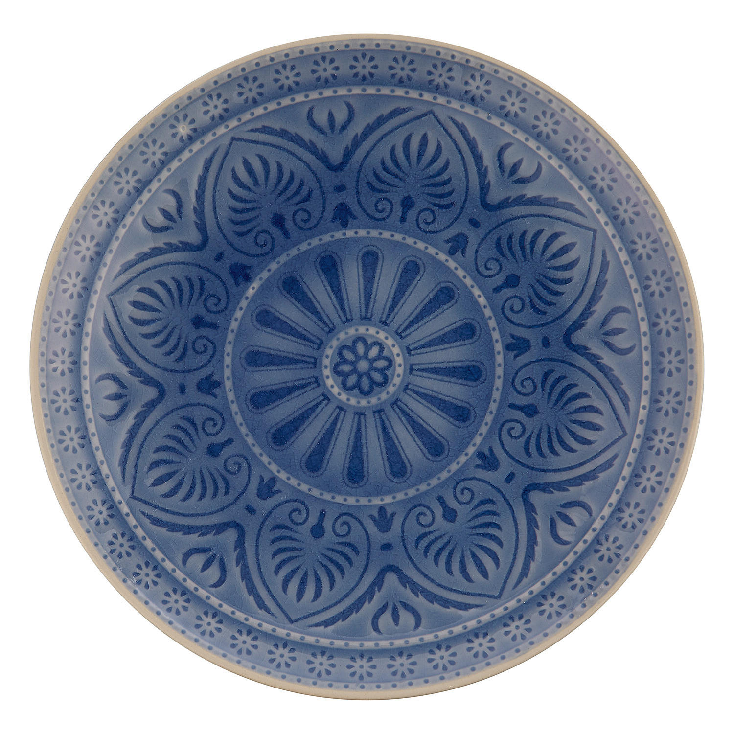 Butlers Teller Hellblau 25x3x25 cm