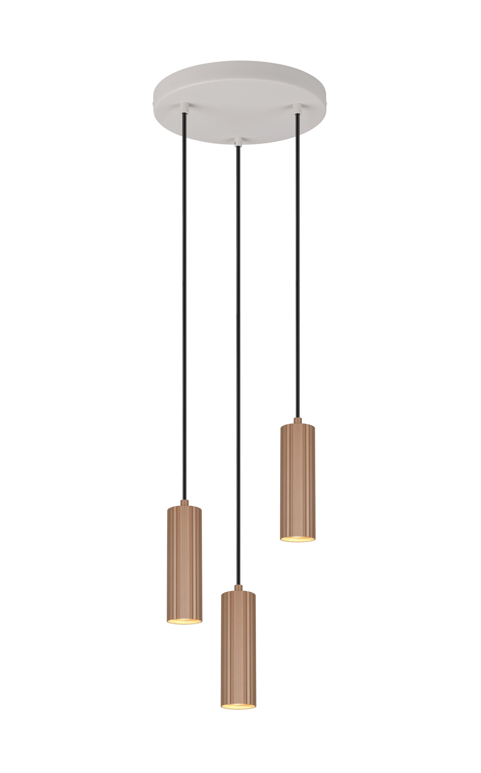 Trio Leuchten Hängelampe Braun 28x150x28 cm