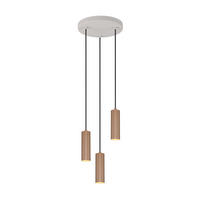 HÄNGELAMPE SOKA - Braun - 28/28/150 cm - Braun, Metall (28/28/150cm) - Trio Leuchten