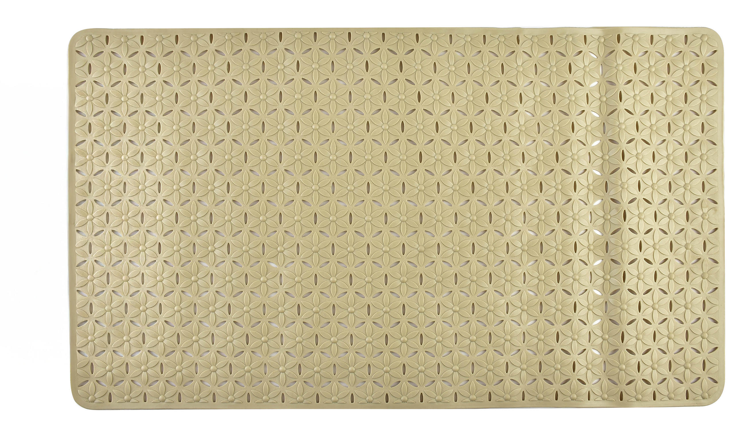 BADTEPPICH Zac Beige 76/43/2 cm Textilien - Beige, Textil (43/76cm) - Mondex