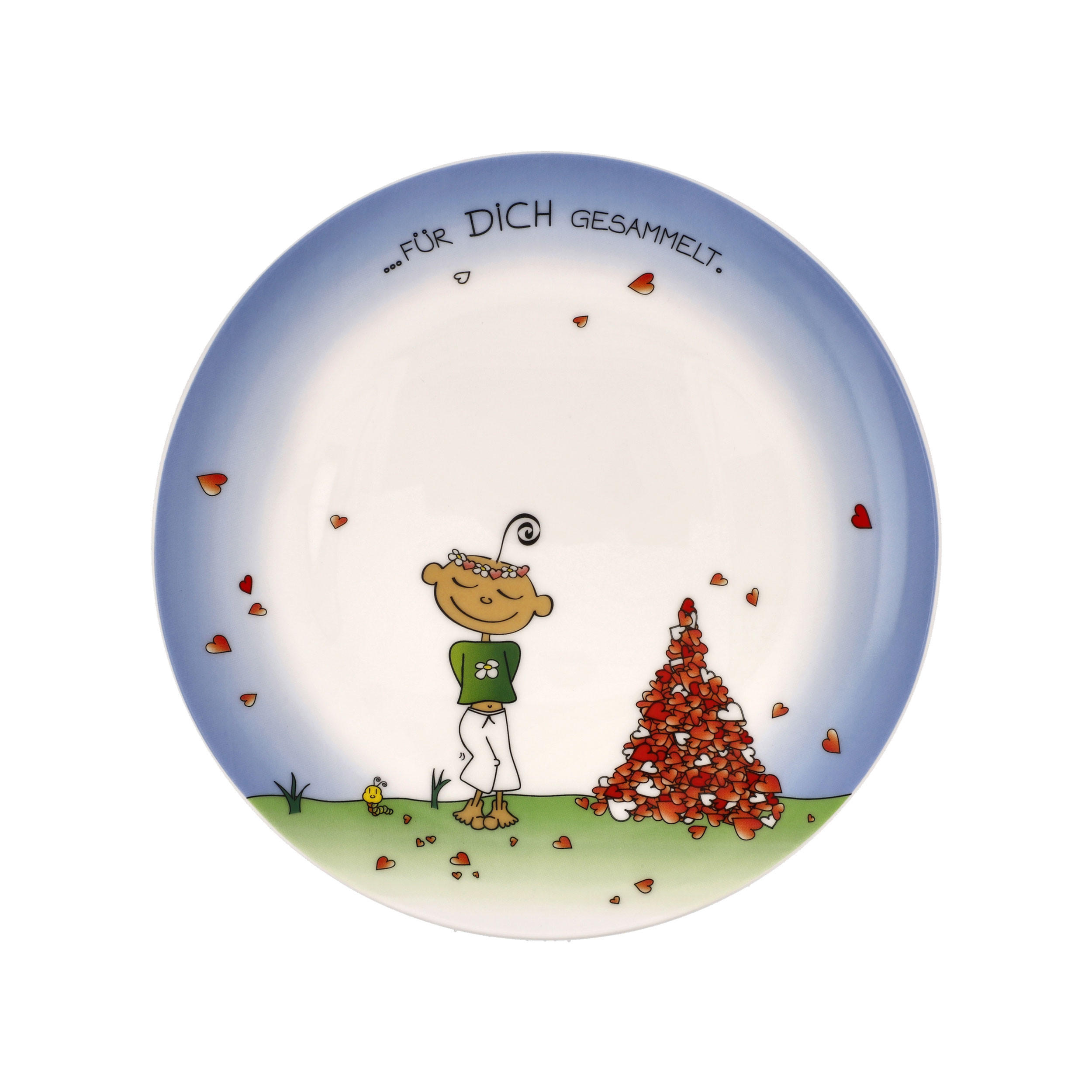 KÜNSTLERTELLER Der kleine Yogi - Für Dich gesammelt, Fine Bone China, Bunt, 23 cm - Multicolor, Keramik (2cm) - Goebel