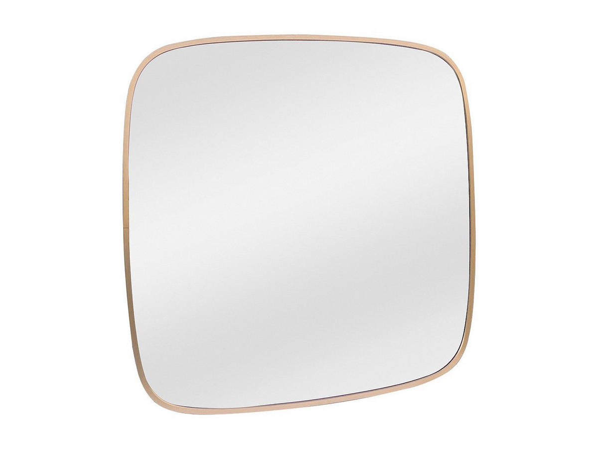 WANDSPIEGEL - 60 cm x 3 cm - Metall - Goldfarben - ALUNI - Goldfarben, Metall (60/60/3cm) - Vente-Unique