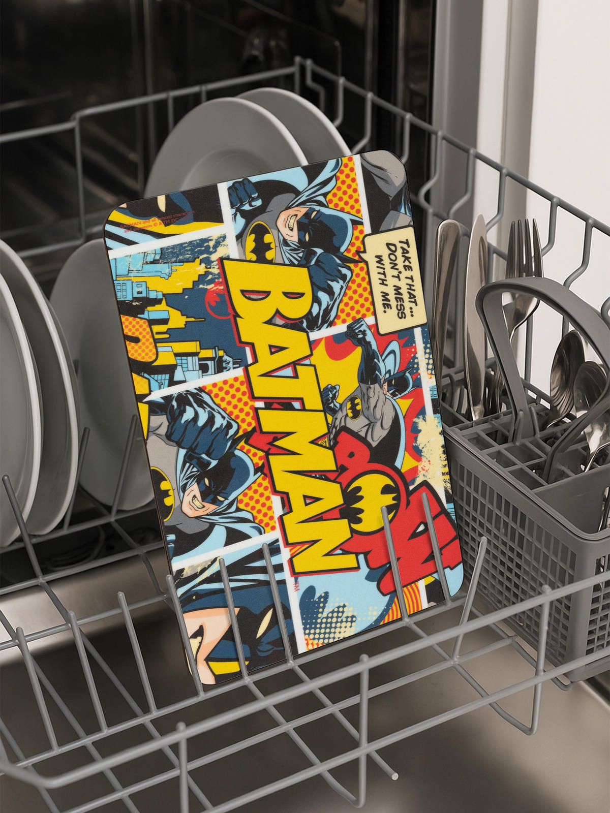 BRETTCHEN DC Comics Batman Mehrfarbig 14,5 x 23,5 cm - Multicolor, Kunststoff (14.5/23.5cm) - DC Comics