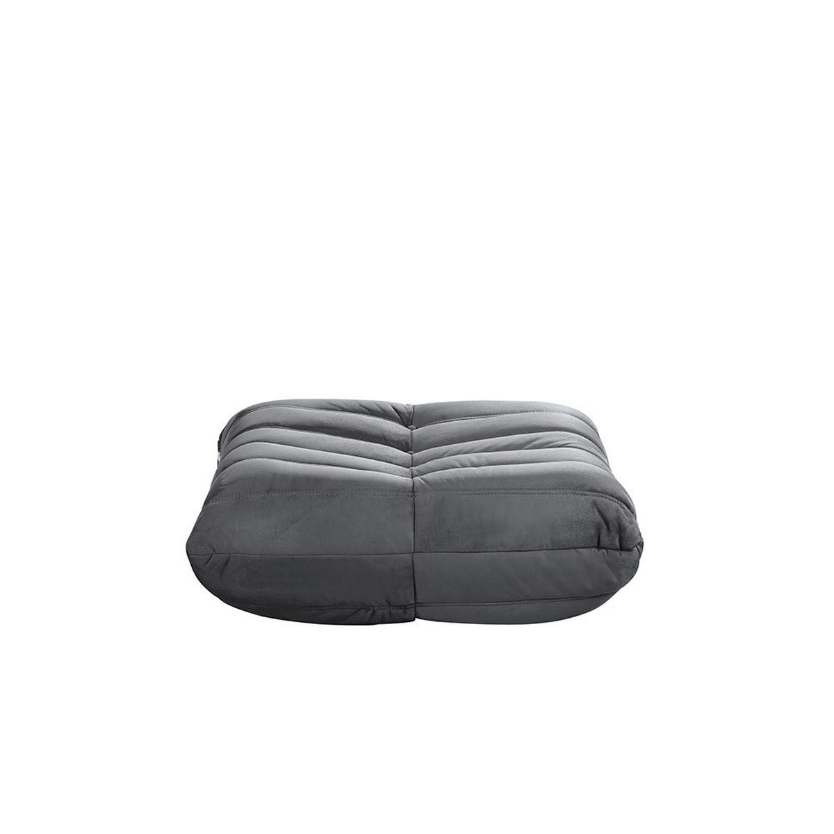RELAXSESSEL CHILL - Farbe: Anthrazit - Anthrazit, Kunststoff (102/70/87cm) - Home Deluxe