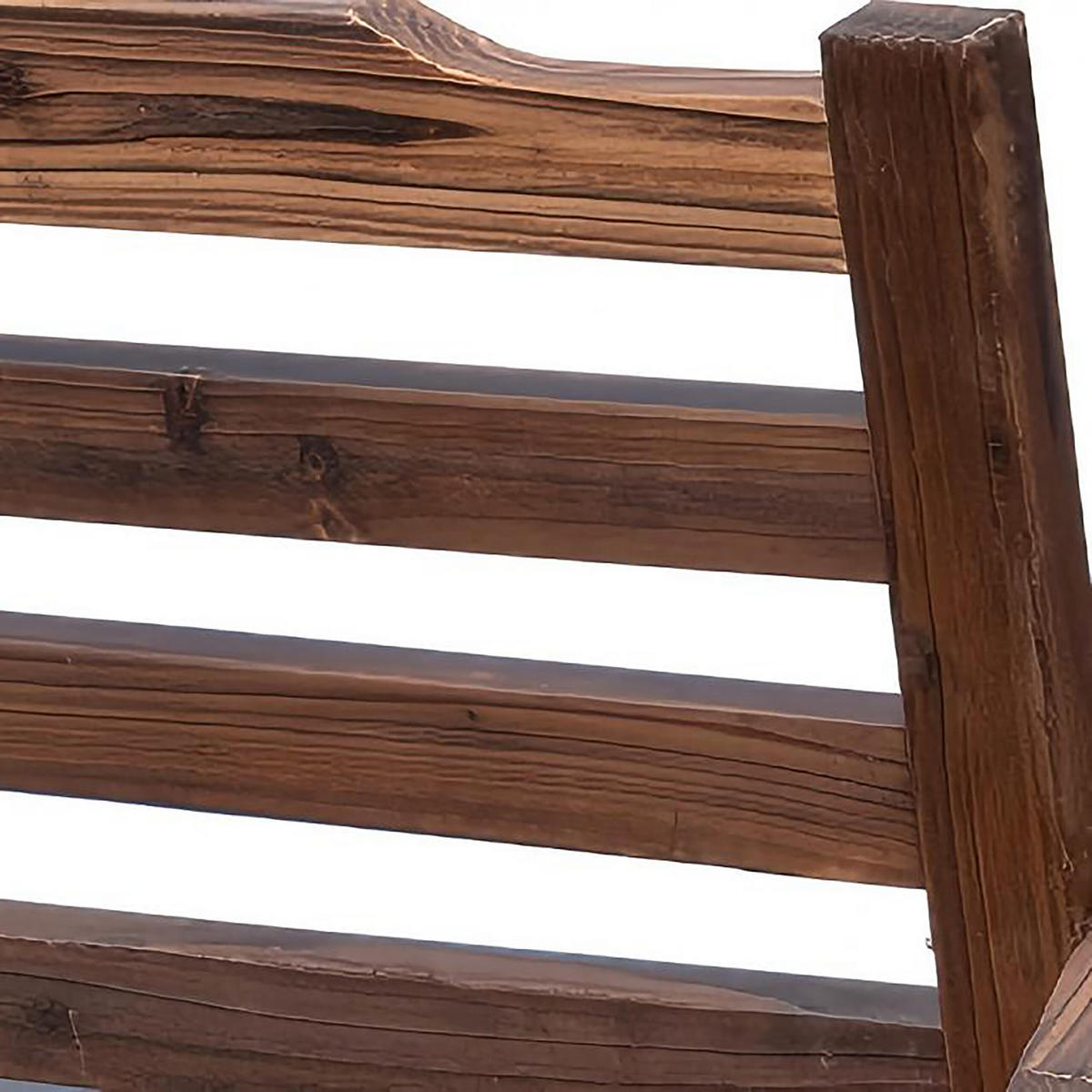 GARTENBANK - Braun, Holz (112/77/52cm) - Relaxdays