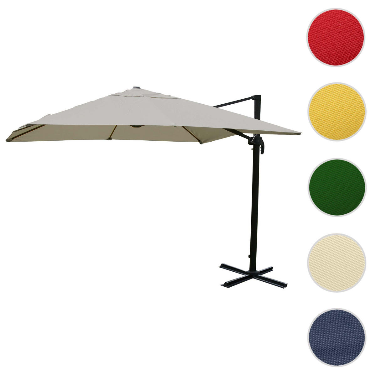 AMPELSCHIRM I Ecru 300/300 cm - Ecru, Textil (360/300cm) - MCW