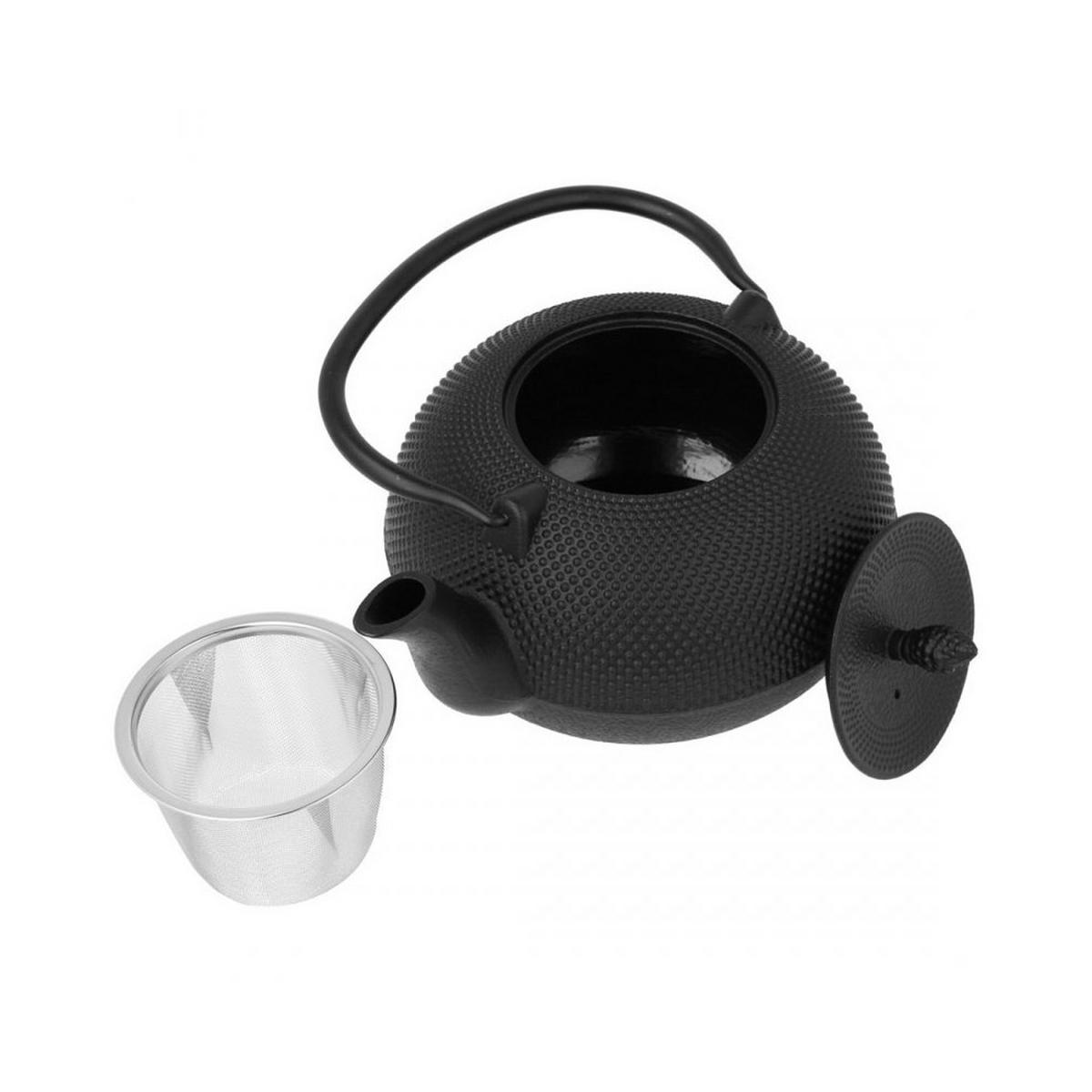 TEEKANNE Schwarz 12.5/12.5/20 cm 48808 - Schwarz, Metall (1.8L) - Brunbeste
