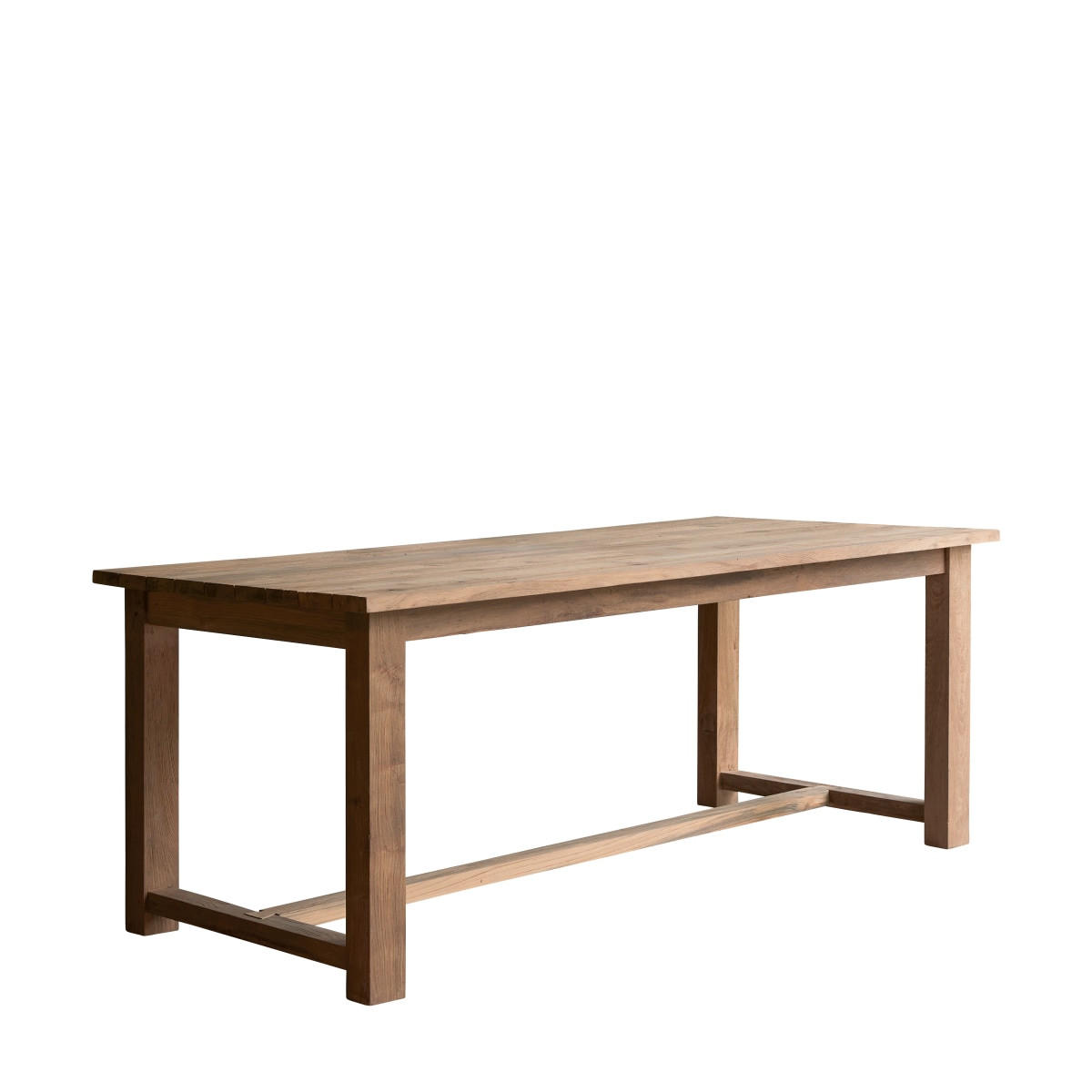 GARTENTISCH Teresa Natur aus Teak - Naturfarben, Holz (90/200/76cm) - Tikamoon