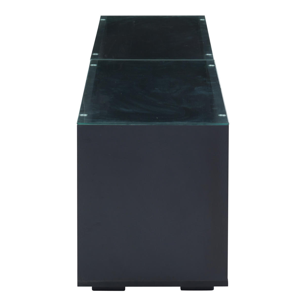 TV-ELEMENT mit LED 180 x 40 x 46 cm Schwarz Hochglanz 2 Schubladen - Schwarz, Holzwerkstoff (40/46/180cm) - Beauniv