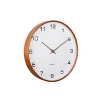 WANDUHR Acento Ø40 cm - Weiß, Holz (40/40/5cm) - Karlsson