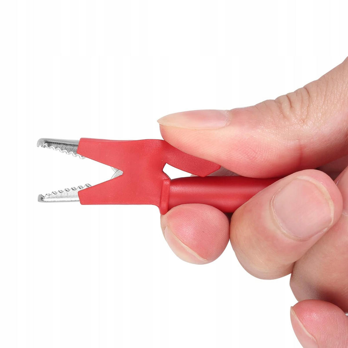 MESSLEITUNG Pro - Krokodilklemme, 4 mm, 100 cm, 1000 V, 15 A, silikonisoliert, Öffnung 10 mm - Multicolor, Kunststoff/Metall (10/10/10cm)